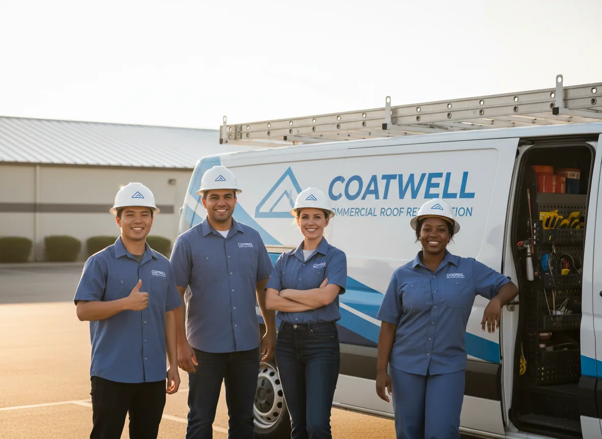 Commercial roof coating company in Elmaton, TX